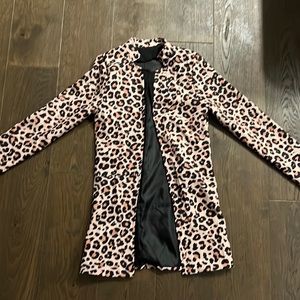 Leopard blazer